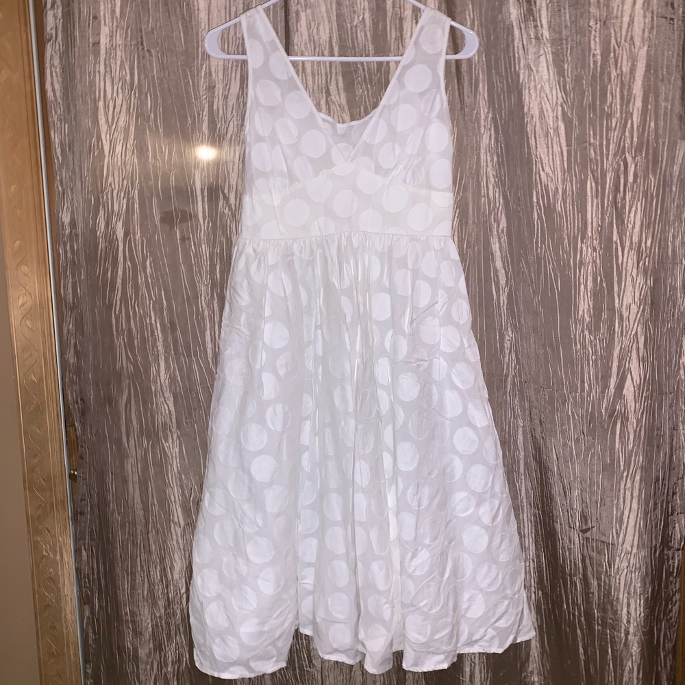 Polka Dot white dress